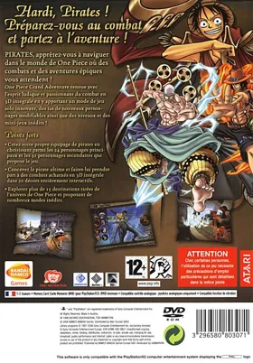 Shonen Jump's One Piece - Grand Adventure box cover back